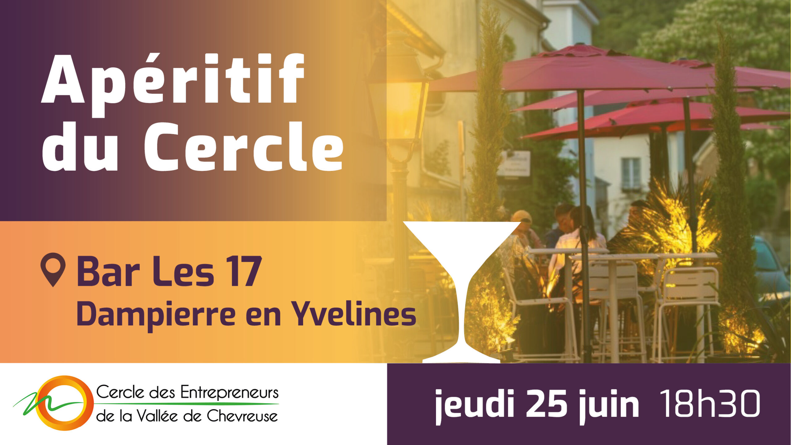 Jeudi 25/6 à partir de 18h30